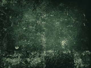 Old green texture. Vintage grunge background. Abstract surface of aged paint