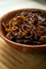 Cooked Wood Ear Mushrooms