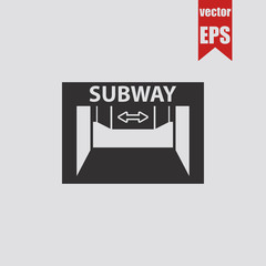 Subway icon.Vector illustration.
