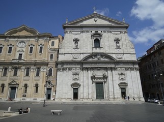 Fototapeta na wymiar Santa Maria en Vallicella, iglesia de Roma.