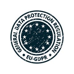 EU GDPR label illustration