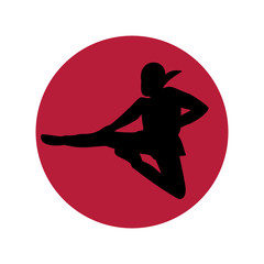 ninja logo minimalism