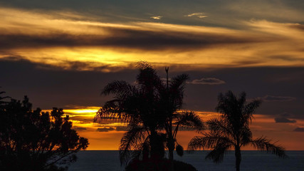 Fototapeta na wymiar Point Loma Sunset