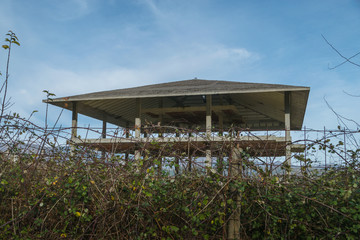 House unbuilt in the countryside