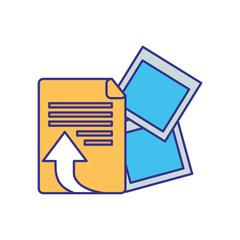 file sheet isolated icon