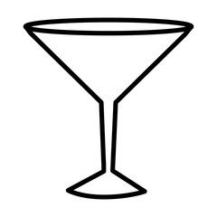 Cocktail glass icon 