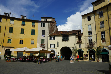 Amphitheater Square, Lucca, Tuscany - Italy