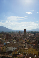 Fototapeta na wymiar Cityscape of Lucca, Tuscany - Italy