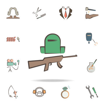 Special Forces tools icon. Detailed set of tools of various profession icons. Premium graphic design. One of the collection icons for websites, web design, mobile app
