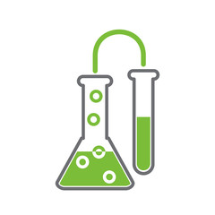 Chemistry icon on white background for graphic and web design, Modern simple vector sign. Internet concept. Trendy symbol for website design web button or mobile app