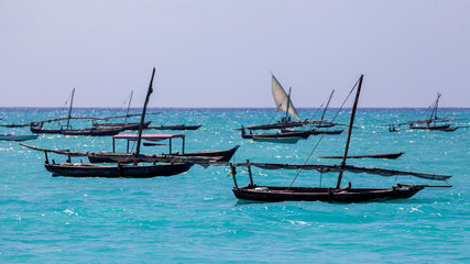 Obraz premium Fishing dhows