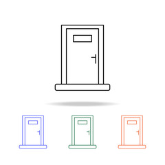 door icon. Elements of real estate in multi colored icons. Premium quality graphic design icon. Simple icon for websites, web design, mobile app