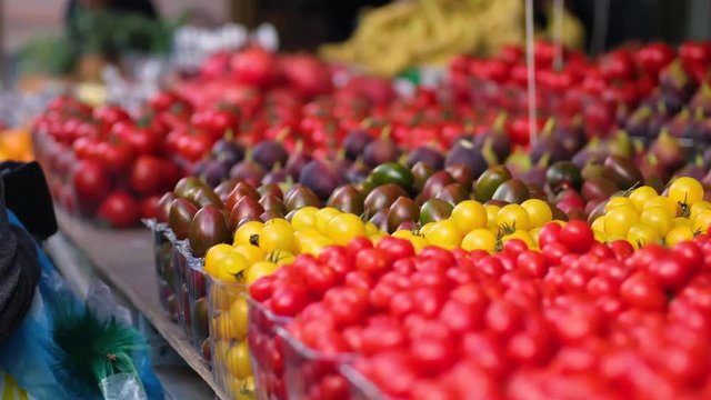 Cherry tomato in a market.