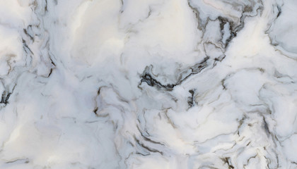 Naklejka premium White curly marble