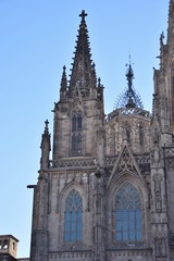 Fototapeta na wymiar Cattedrale di Barcellona