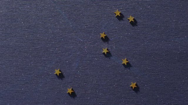 lion constellation stars, stop motion