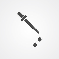 Dropper vector icon sign symbol