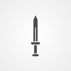 Sword vector icon sign symbol