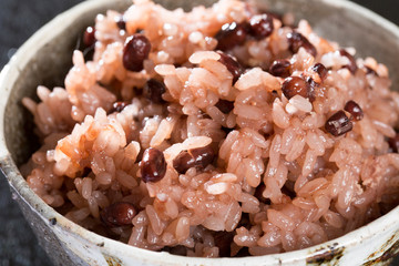 炊きたての赤飯