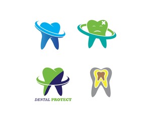 Smile Dental logo Template vector illustration icon