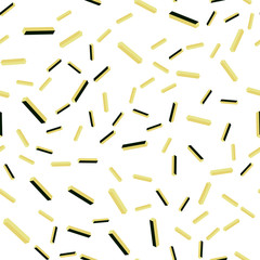 Light Green, Yellow vector seamless, isometric template with repeated sticks.