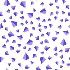 Light Pink, Blue vector seamless, isometric backdrop with lines, triangles.