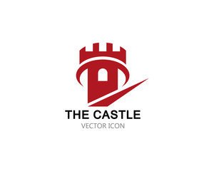 Castle Logo vector icon