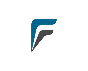 Letter F logo icon design template