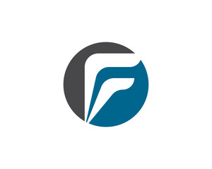 Letter F logo icon design template