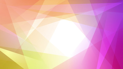 Obraz premium Abstract background of straight intersecting lines and polygons in yellow and purple colors