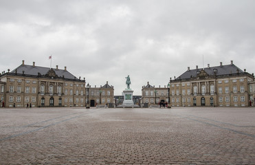 Fototapeta na wymiar Amalienborg Palace