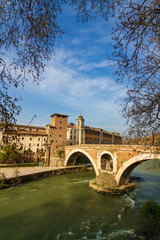 Obraz premium Old Vatican Town of Rome, Italy in Europe