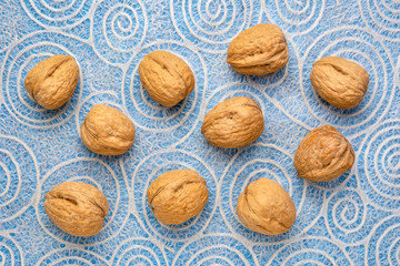 walnuts abstract