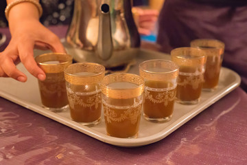 Thé à la menthe marocain