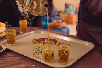 Thé à la menthe marocain