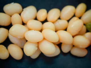 white kidney beans.