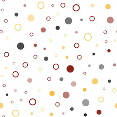 Light Green, Red vector seamless layout with circle shapes.