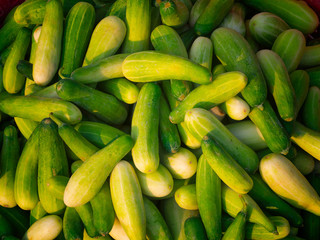 cucumber at street food.