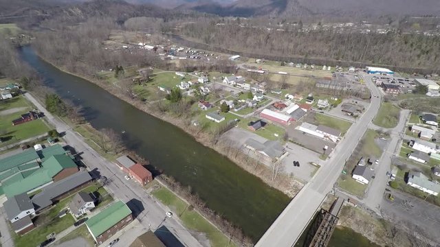 Aerial view of Parsons, WV.
