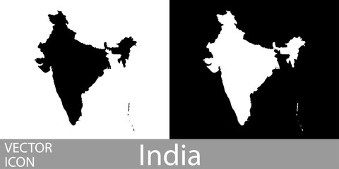 India detailed map