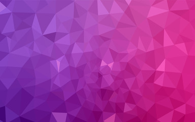 Light Purple, Pink vector shining triangular layout.