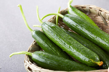 Fresh ingredients, gherkin