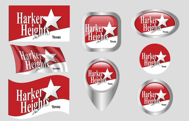 Flag of Harker Heights, Texas