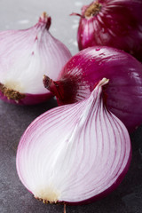 Fresh vegetables, onions