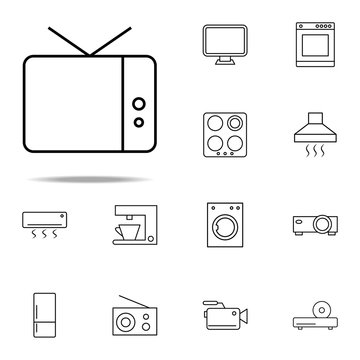tv icon. web icons universal set for web and mobile