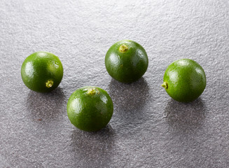 Fresh ingredients, lime