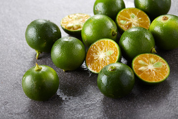 Fresh ingredients, lime