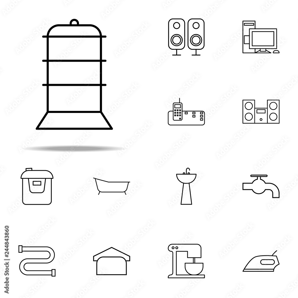 Poster clothes hanger icon. web icons universal set for web and mobile