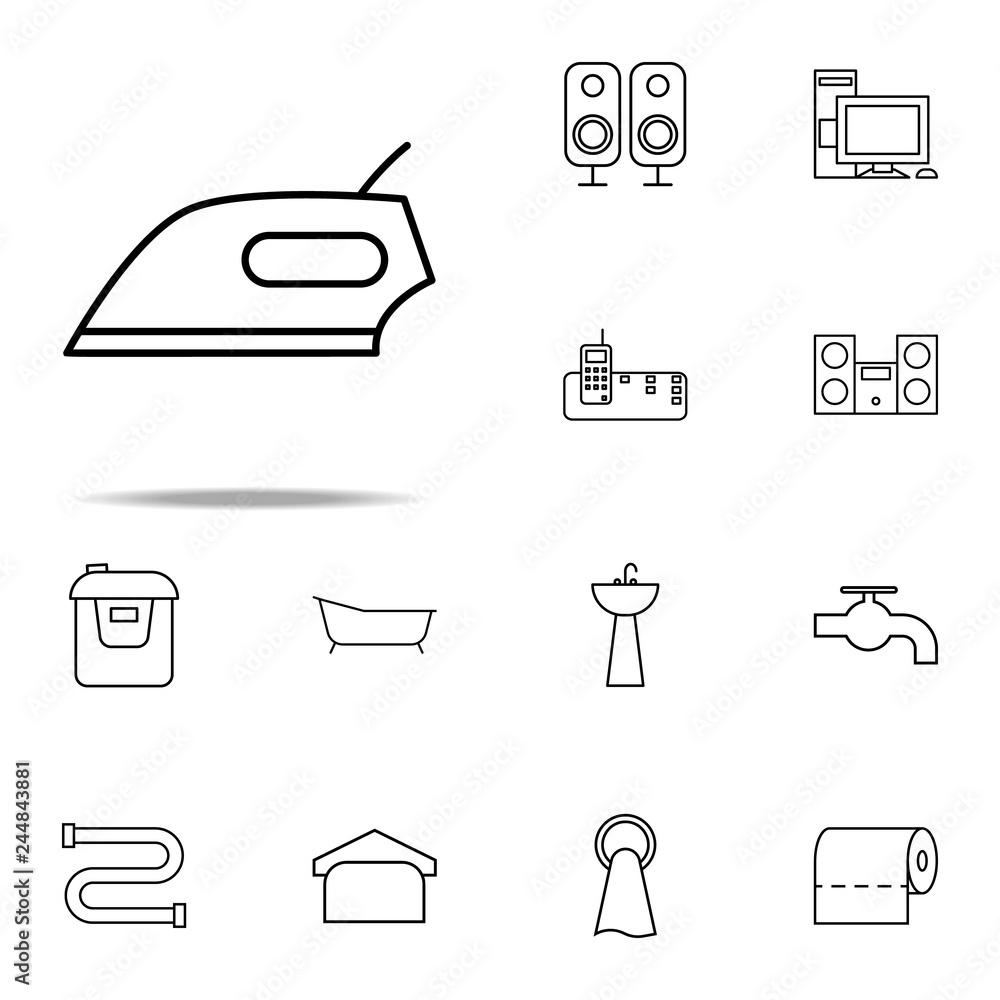 Poster iron icon. web icons universal set for web and mobile