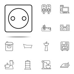 Sockets icon. web icons universal set for web and mobile